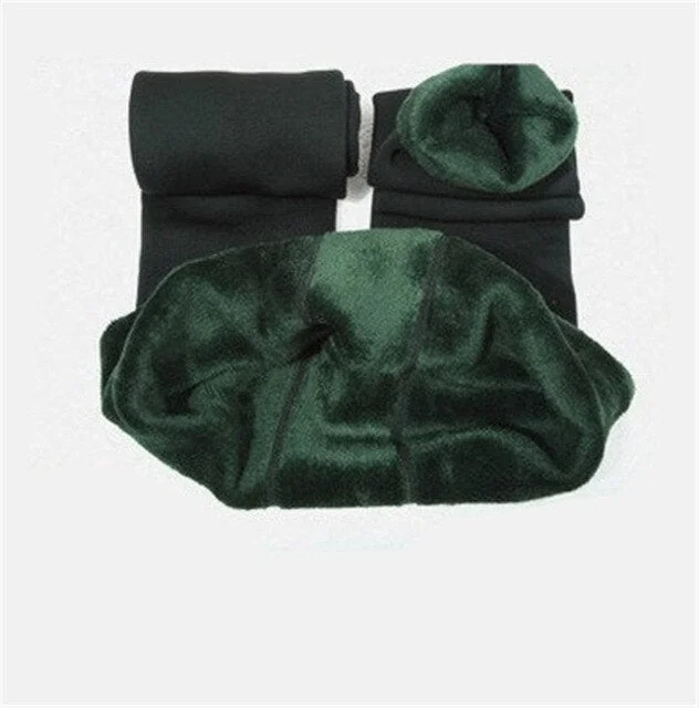 ATHVOTAR Winter Warm Leggings Women High Waist Thicken Thermal Leggins Velvet Elasticity Super Slim Legging Women