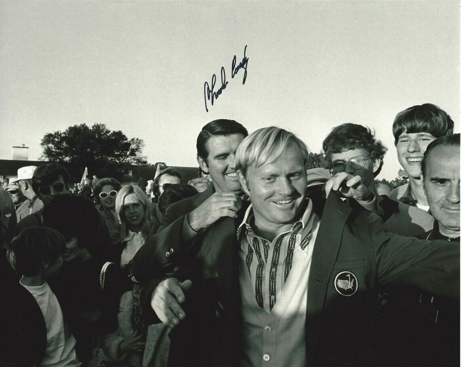 CHARLES COODY SIGNED AUTHENTIC 1971 MASTERS WINNER 8x10 Photo Poster painting B w/COA PGA GOLFER