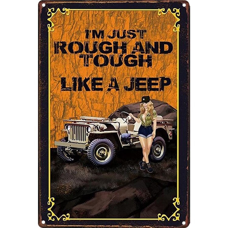 Jeep car - Vintage Tin Signs/Wooden Signs - 20*30cm/30*40cm