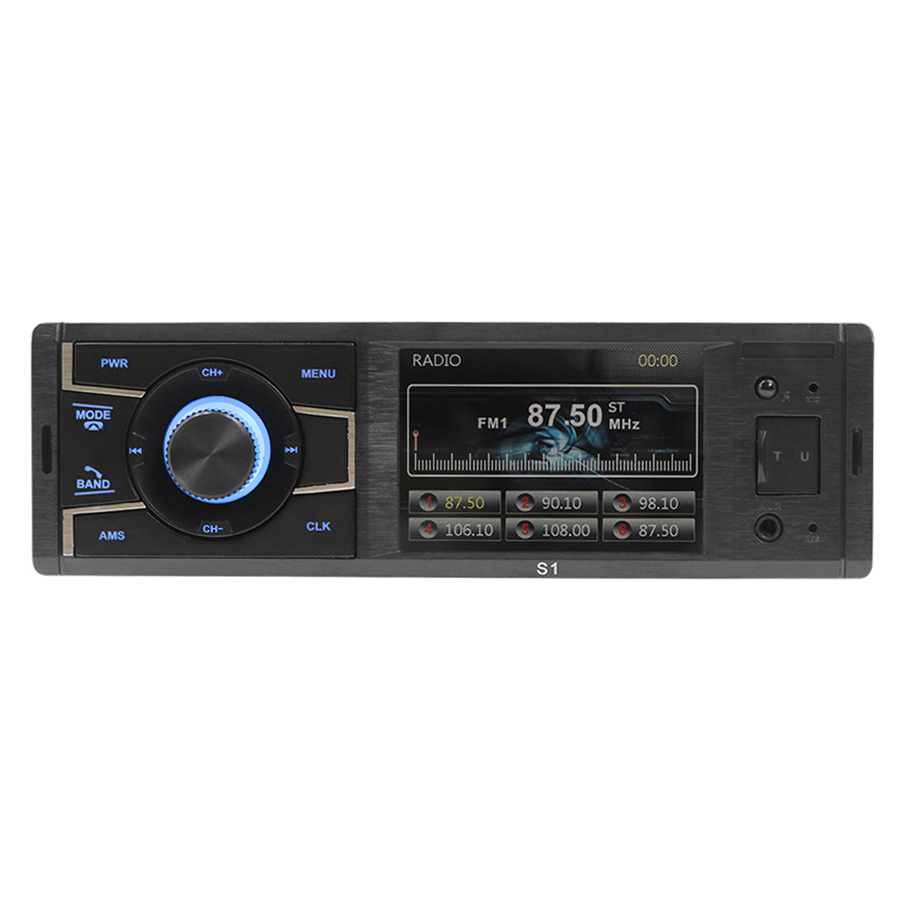 

SWM-S1 Single 1 DIN Car Radio 3.2 inch Bluetooth AUX Input USB Auto Stereo, Without camera co, 501 Original