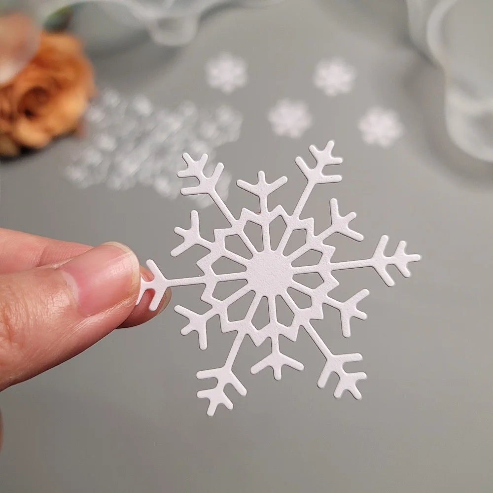 Sdrawing Metal Cutting Dies Scrapbook Embossing Snowflake Die Cuts Album DIY Craft Cutting Die 2023 New Snowflakes Dies