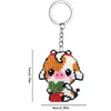 Bead Embroidery - Cow Beaded Counted Cross Stitch Keyring