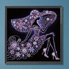 Elegante Dame - speziell geformte Diamond Painting - 30*30cm