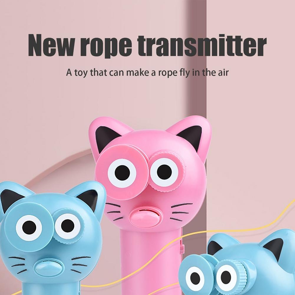 Cat Shape Rope Thruster Toy