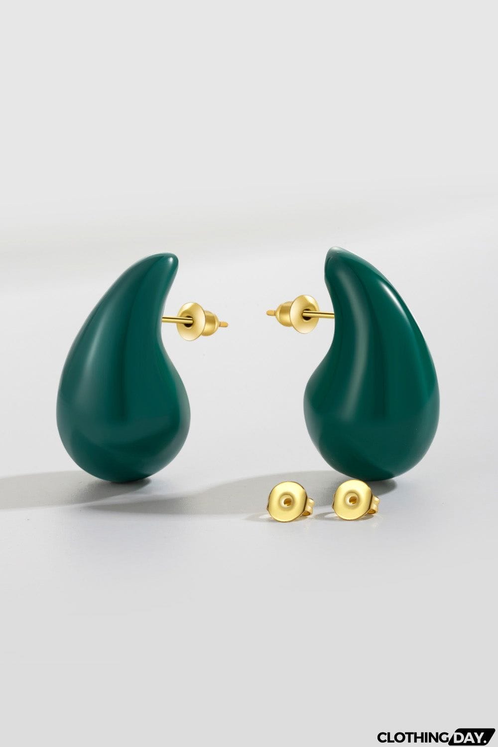 Big Size Water Drop Brass Earrings