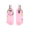 Protective Skin Cover with Lanyard Cute Protective Cover Strawberry Design Protector Sleeve Skin for Tamagotchi Paradise Electronic Pet
