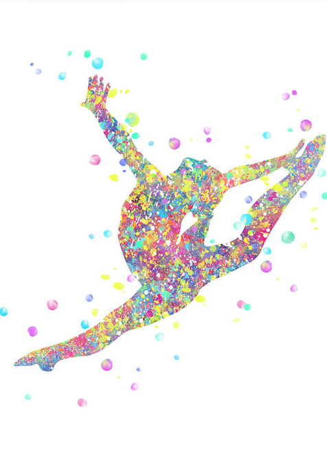 

30*40CM - Round Drill Diamond Painting - Color Dancer, 501 Original