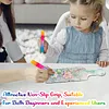 Stylo perceuse diamant avec 5 pointes &agrave; pointes 5d kits de s&eacute;lecteur de stylos pour peinture en diamant 12,3x1,7 cm couleur non fixe pour une prise confortable et un per&ccedil;age plus rapide
