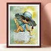 Diamond Painting -DIY Round Drill Cartoon Girl