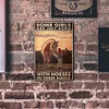 Some Girls Are Just Born With Horses In Their Souls - Vintage Metal Signs(8*12Inch) - Cowboy