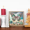 Papillon de plage-peinture diamant en forme sp&eacute;ciale-30*30cm