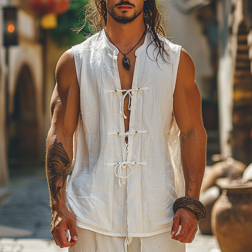 Linen Vest-inspireuse