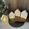 Silicone Bunny Atmosphere Lamp DIY Mold for Easter Home Decoration (5-Piece Set)