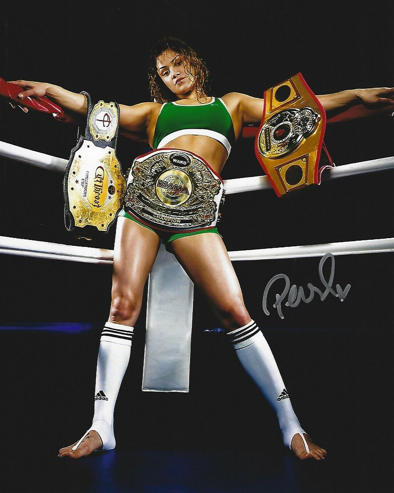 Pearl Gonzalez Signed 8x10 Photo Poster painting UFC Invicta FC Bare Knuckle Boxing Autograph 1