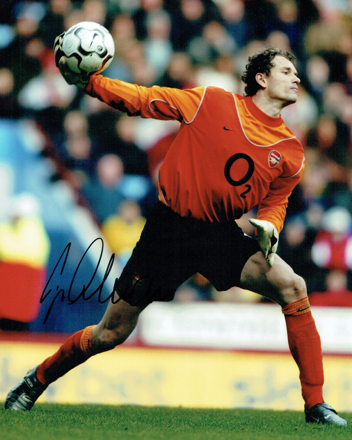 Jens LEHMANN SIGNED Autograph 10x8 RARE Photo Poster painting AFTAL COA Arsenal Goalkeeper