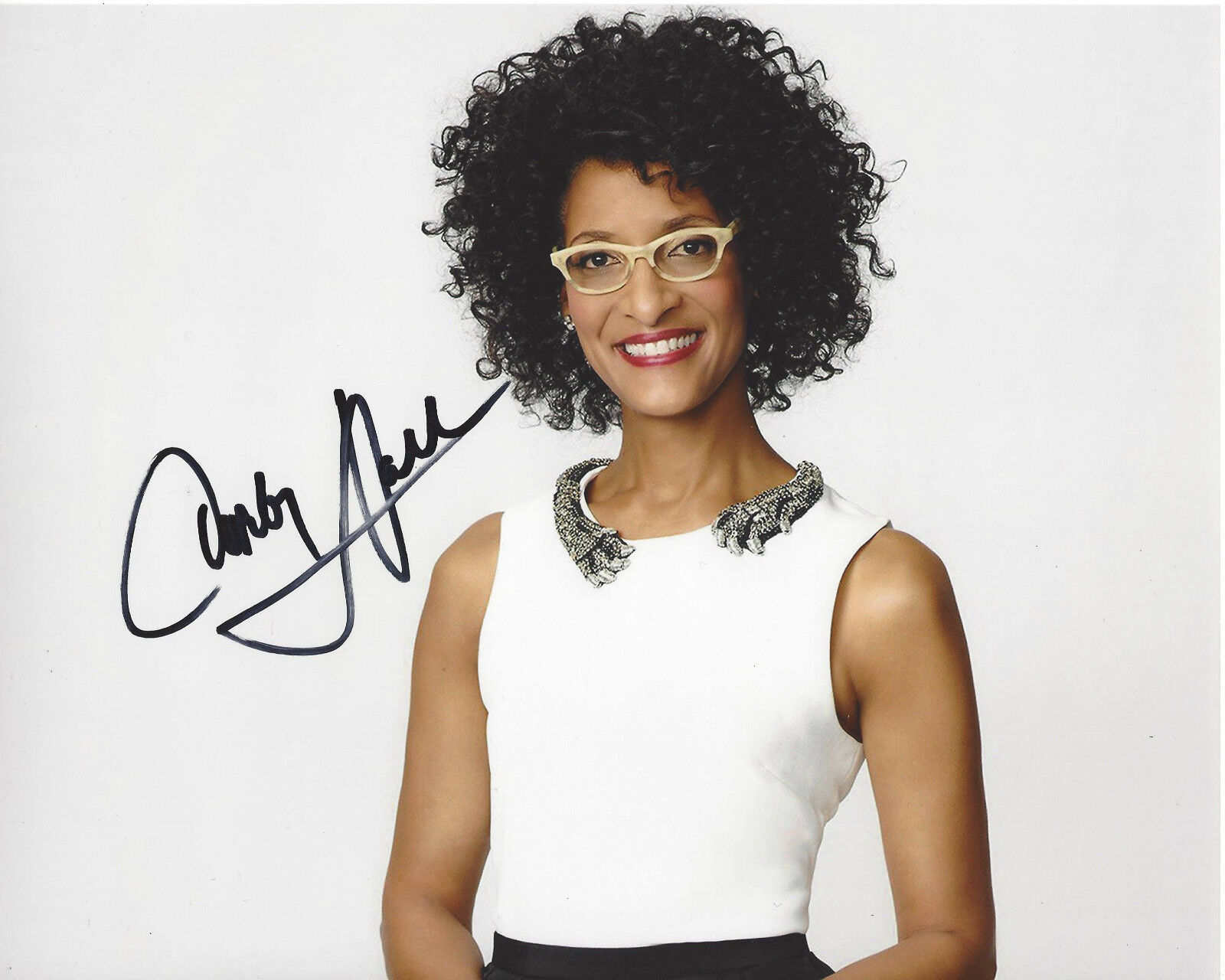 CARLA HALL SIGNED AUTHENTIC 8X10 Photo Poster painting F w/COA TV PERSONALITY CHEF TOP CHEF