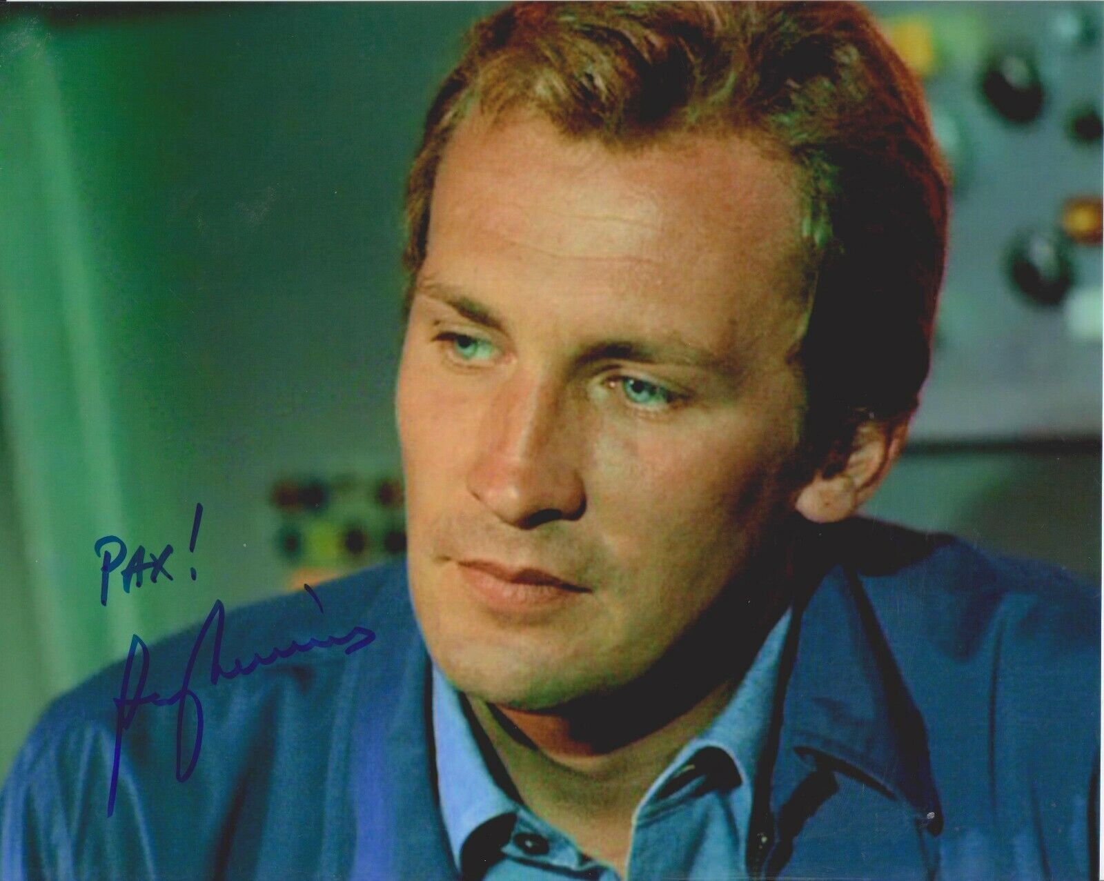 Roy Thinnes The Invaders Original Autographed 8X10 Photo Poster painting #2