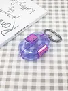 TPU Transparent Case Protective Cover with Locking Anti-scratch Headphone Protective Case with Carabiner Shockproof Fit for  Studio Buds/Studio Buds+