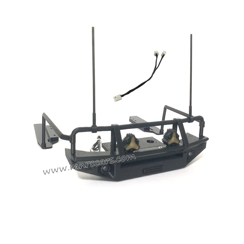 MN Model MN-82S RC Car Parts Bull Bar Set with Fog Lights and Spotlights