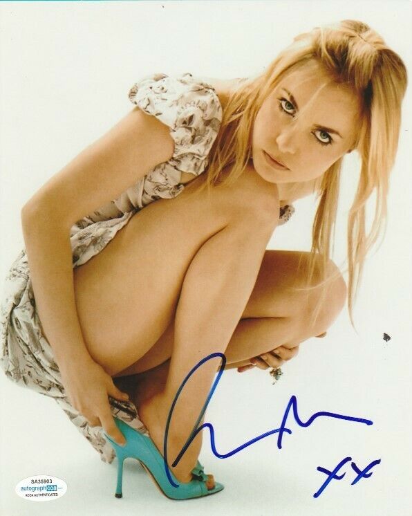 SEXY AUSTRALIAN ACTRESS RADHA MITCHELL SIGNED 8x10 Photo Poster painting #1 PITCH BLACK ACOA COA