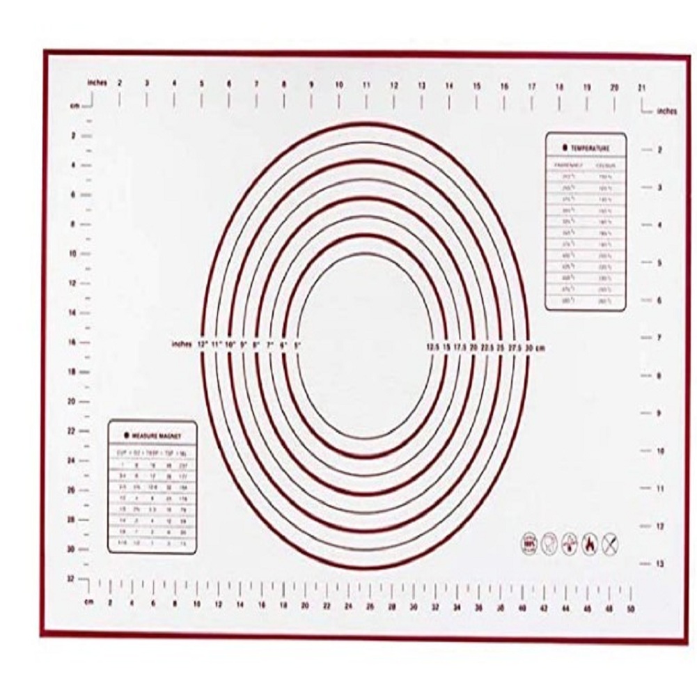 

Food-grade silica gel glass fiber kneading mat with scale, 501 Original