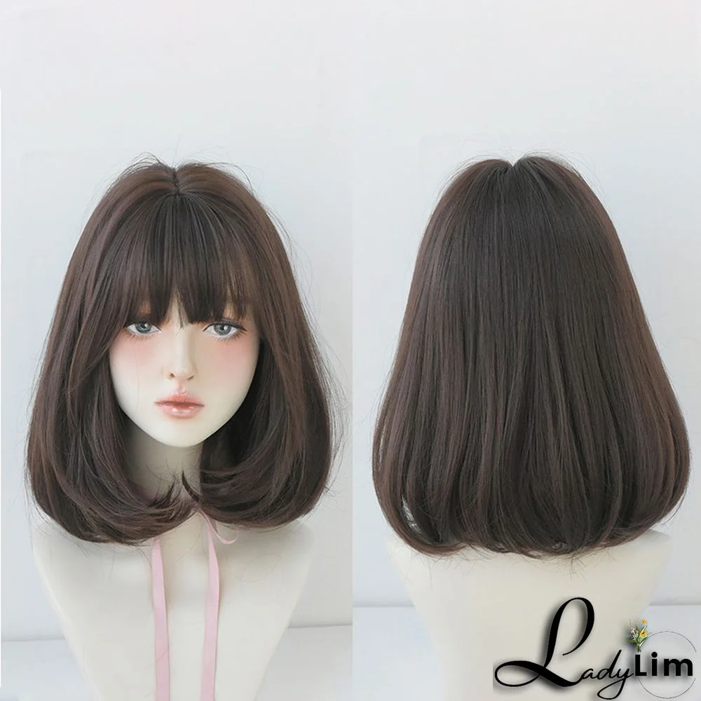 Natural Short Hair Tail Curls Wig