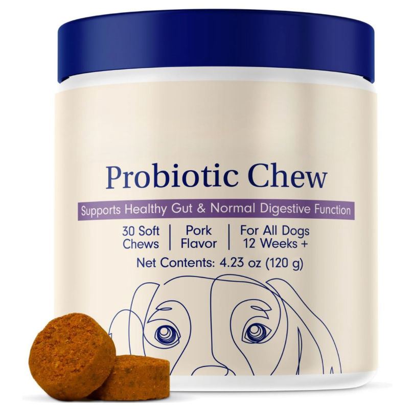 Probiotics for Dogs – Tasty Soft Chews for Gut & Digestive Health