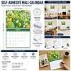 2027 New DIY Diamond Painting Flower Wall Calendar Kit 12-Month Flip Calendar Design Home Decor