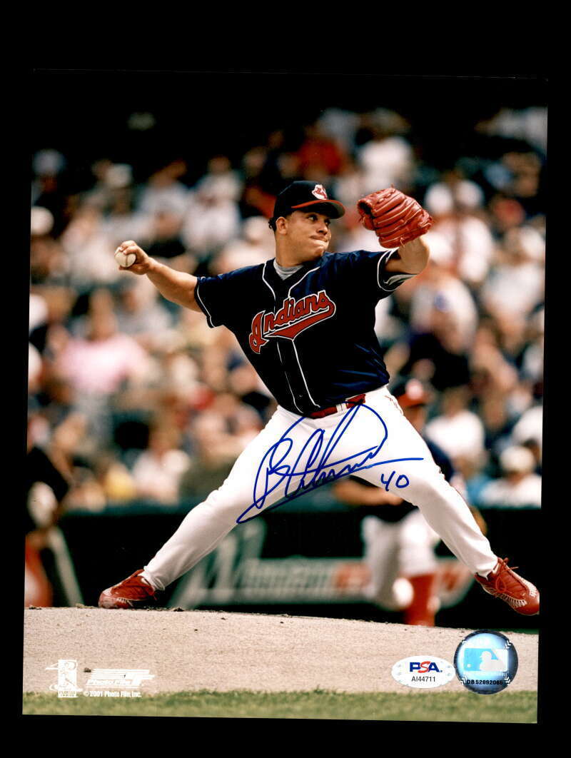 Bartolo Colon PSA DNA Cert Hand Signed 8x10 Photo Poster painting Autograph