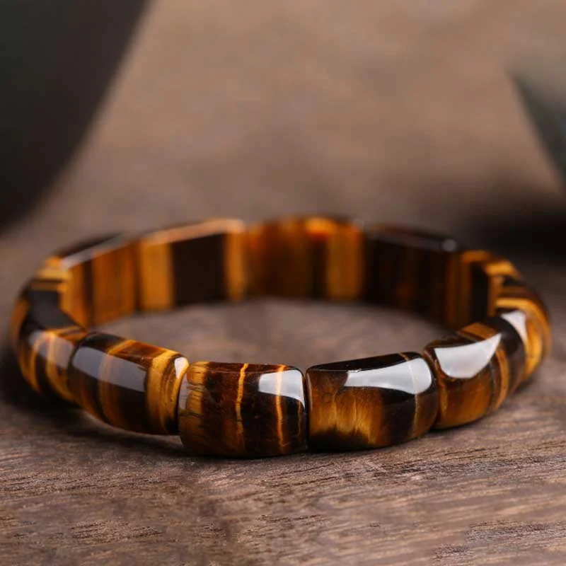 Natural Tiger Eye Strength Protection Bracelet