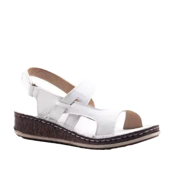 Yyvonne Summer New Large Belt Buckle Lady Sandals Slope And Leisure Beach Women's Sandals
