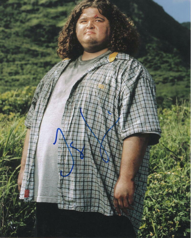 JORGE GARCIA SIGNED AUTOGRAPH 8x10 Photo Poster painting - HUGO HURLEY REYES LOST - VERY RARE!