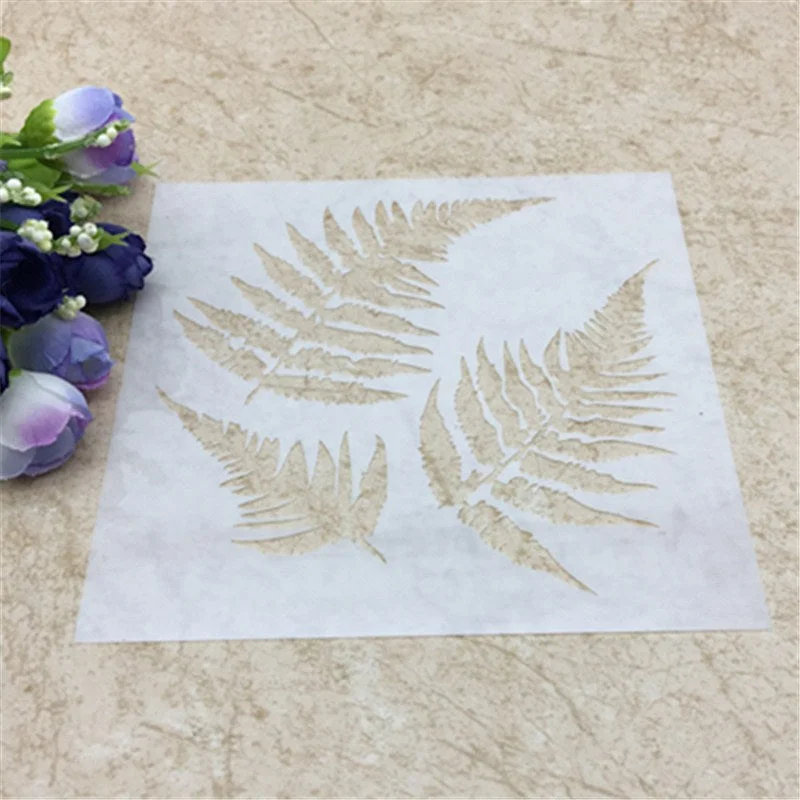 1 Sheet Maple leaves Layering Stencils for DIY Scrapbooking/photo album Decorative Embossing DIY Paper Cards Crafts