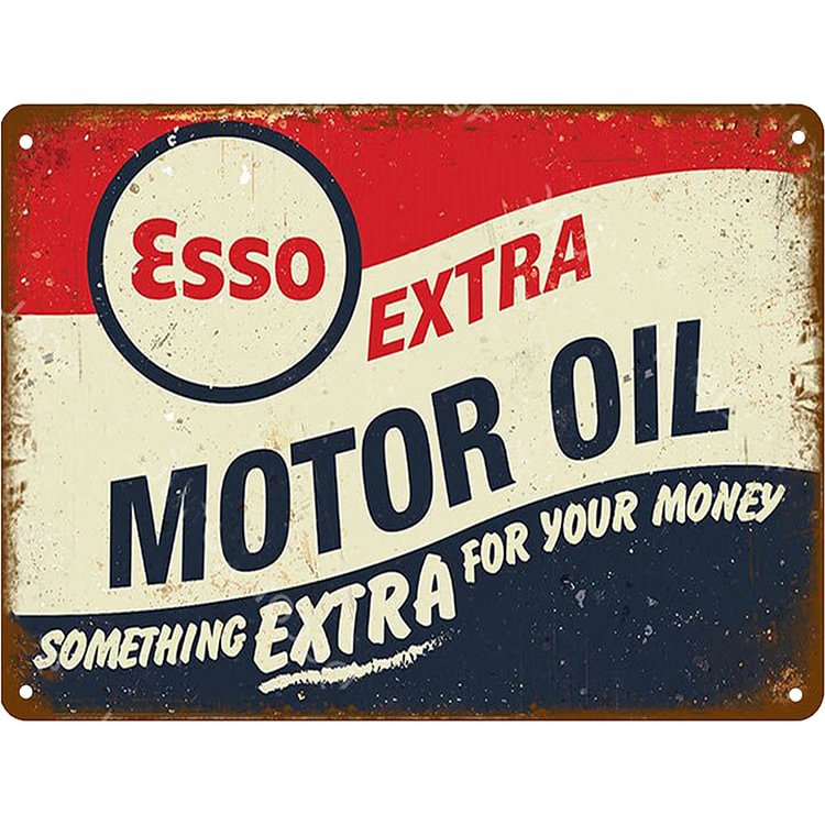 【20*30cm/30*40cm】Esso Extra Exxon Mobil - Vintage Tin Signs/Wooden Signs