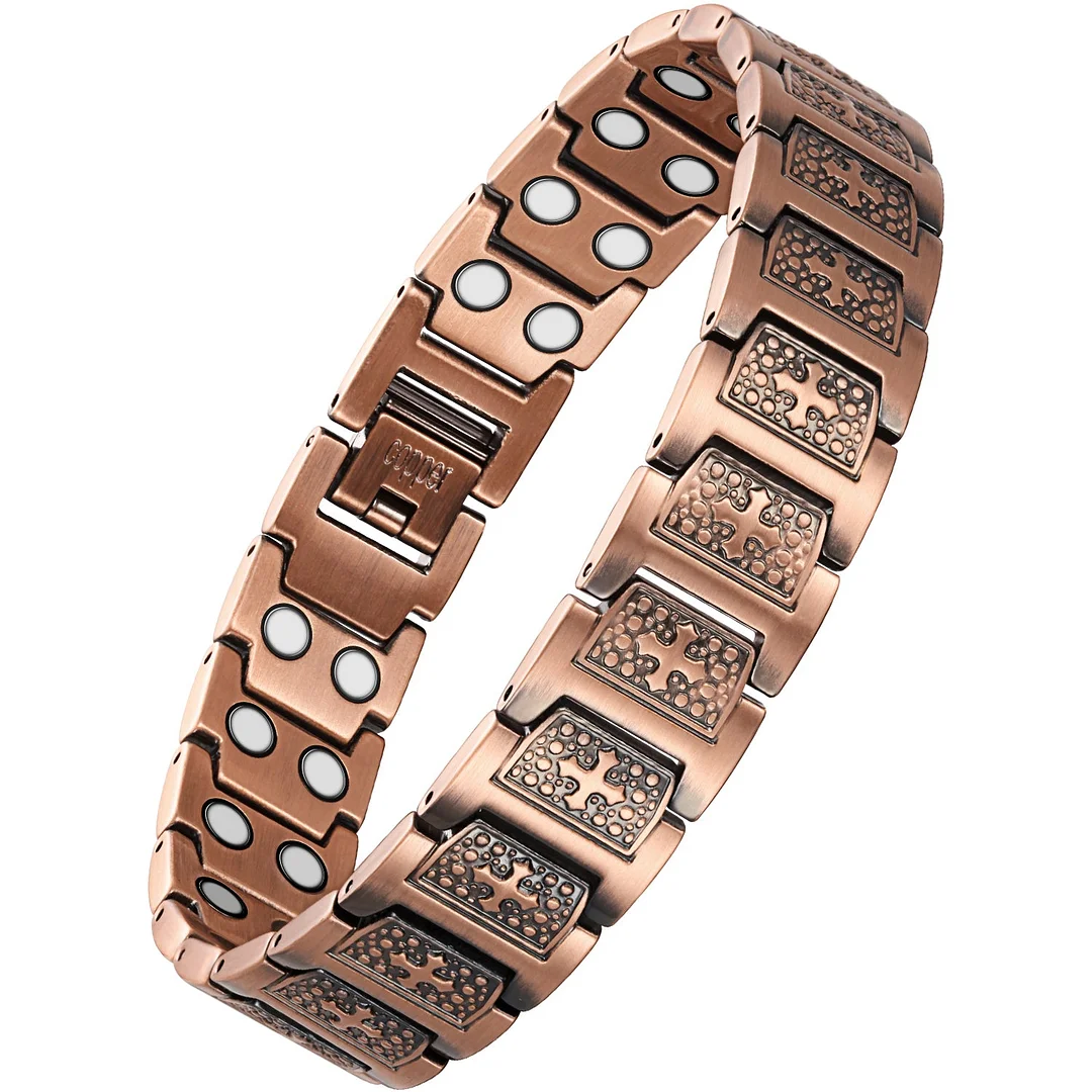 Most Effective Copper Mens Powerful Magnetic Therapy Bracelet trabladzer
