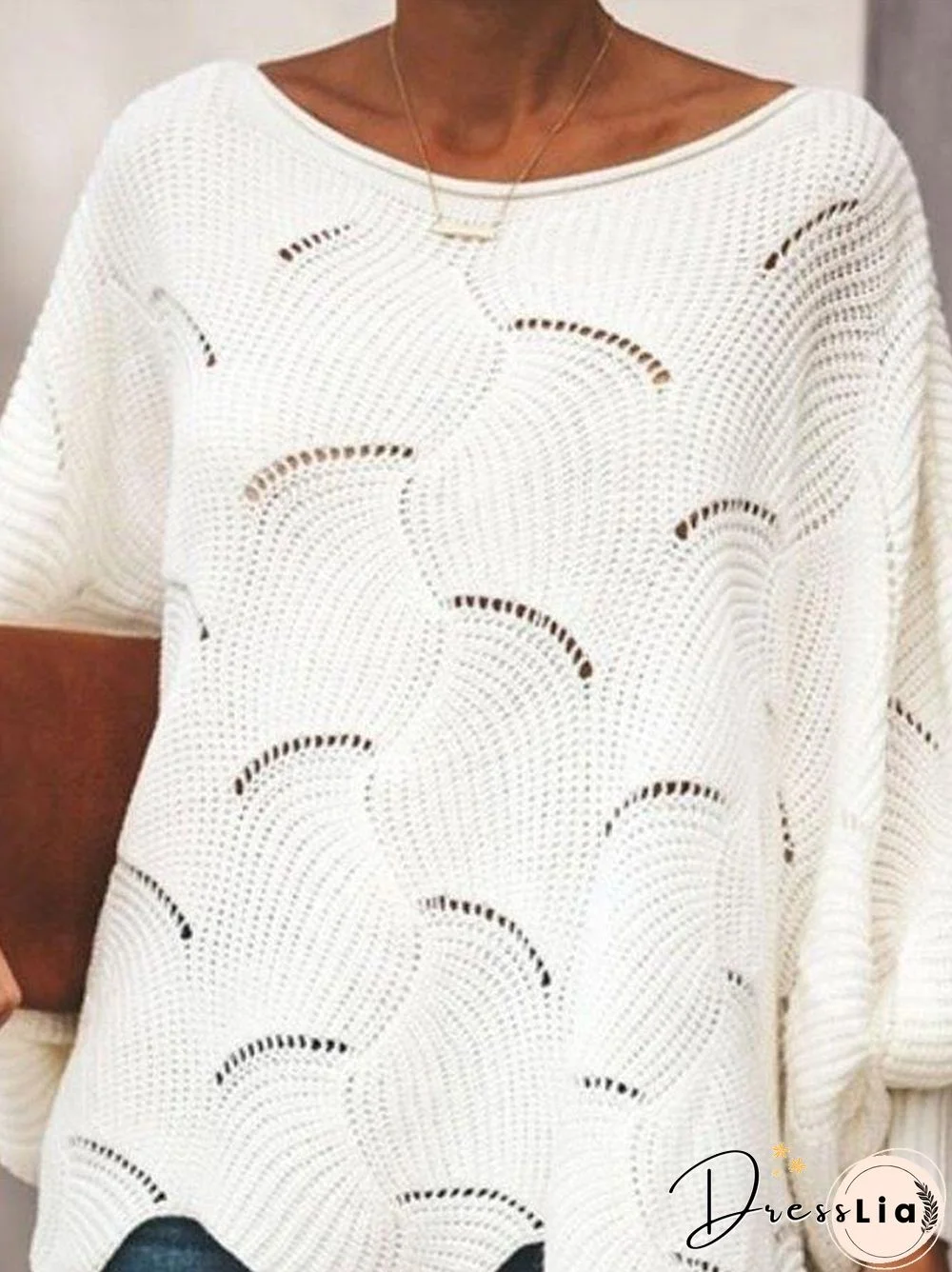 Loosen Round Neck Sweater