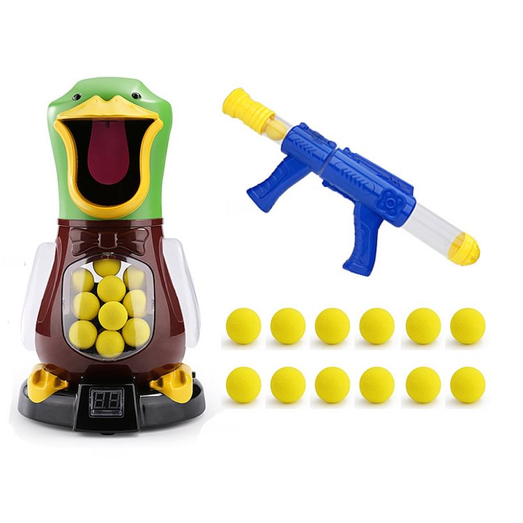 ToyTime Novel Shooting Toys Air-Powered Gun Soft Bullet Ball Electronic Scoring Game Kids Birthday Gift - Package Toy
