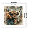 Highland Cattle-14CT Stamped/Counted Cross Stitch 40*40cm