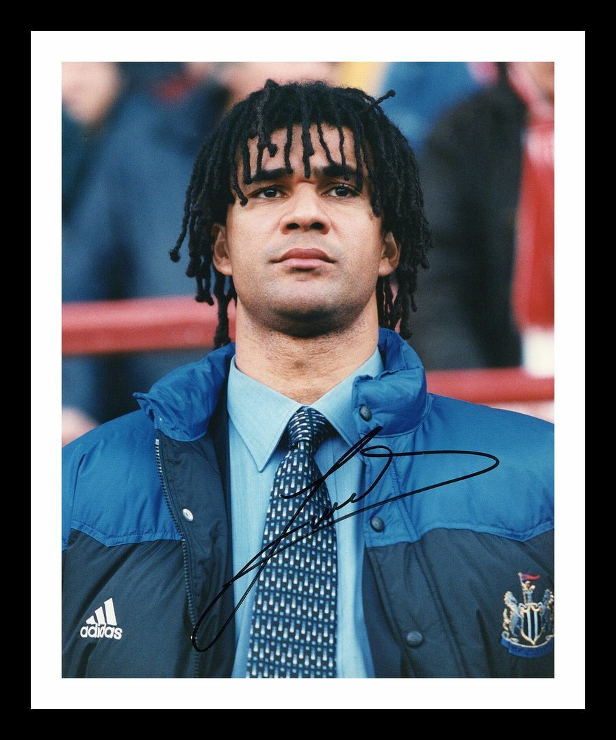 Ruud Gullit - Newcatle United Autographed Signed & Framed Photo Poster painting