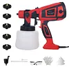 1400ml 220V Paint Sprayer 3 Mode&5 Barss Nozzles Auto Furniture Wall Sprayer Kit
