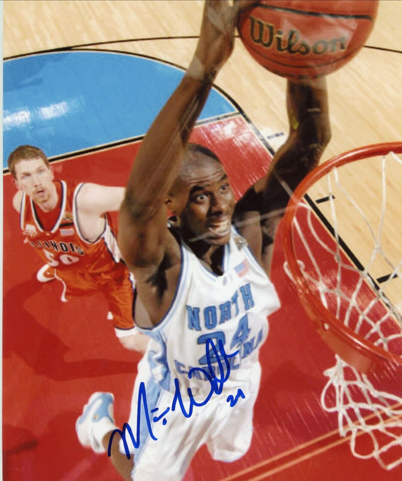 Marvin Williams North Carolina Tar Heels Signed Autographed 8x10 Photo Poster painting COA