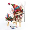 Christmas Animals-Paint by Numbers Acrylic Painting 20*20cm