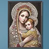 Virgin Mary Special Shaped 5D DIY Partial Drill Diamond Pearl Painting Kit for Adults Beginners Home Decor Pearl Diamond Dots Gem Art Craft Pearl Diamond Dots Painting 11.81x15.75inch