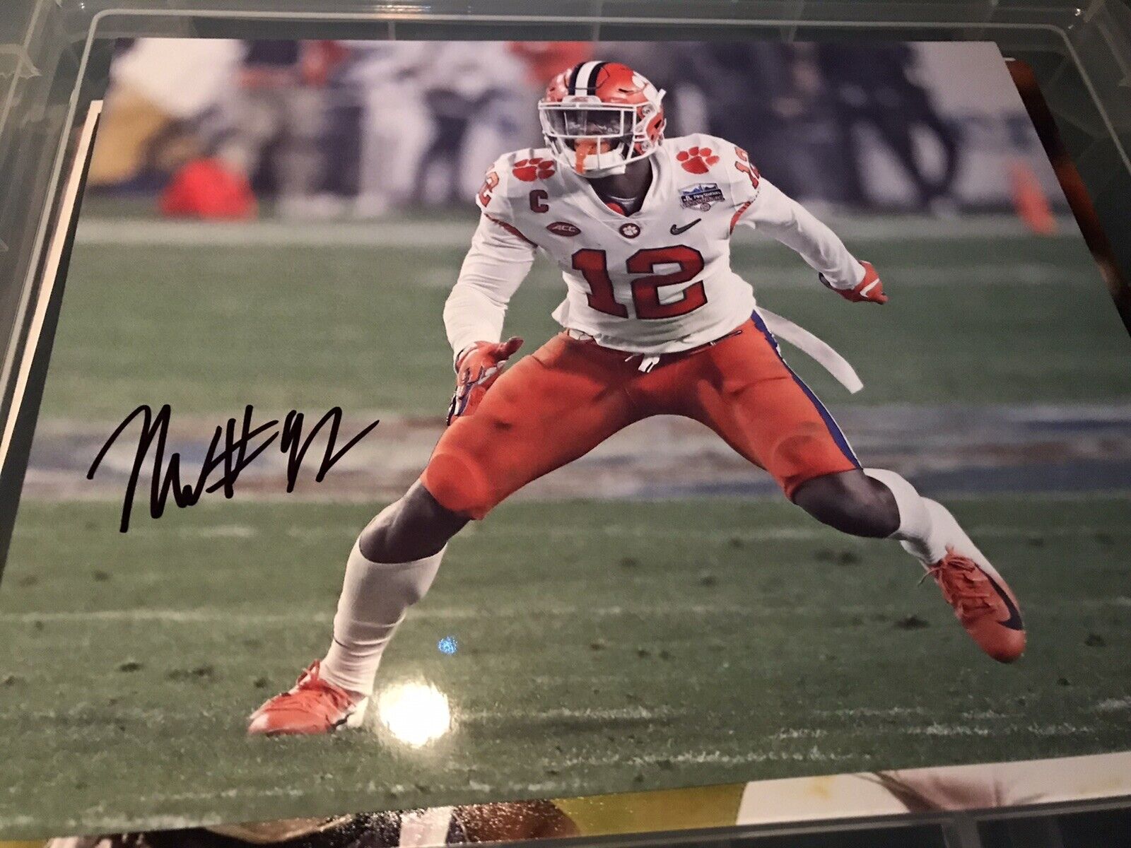 K’Von Wallace Clemson Tigers signed autographed 8x10 football Photo Poster painting Champs!