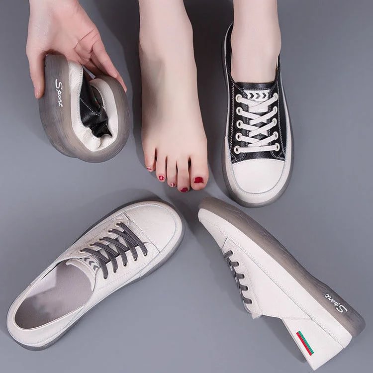 🎁The Perfect Gift For Women-👵Non-Slip Ankle ProtectionSuper Soft Leather Casual Shoes [50% OFF]
