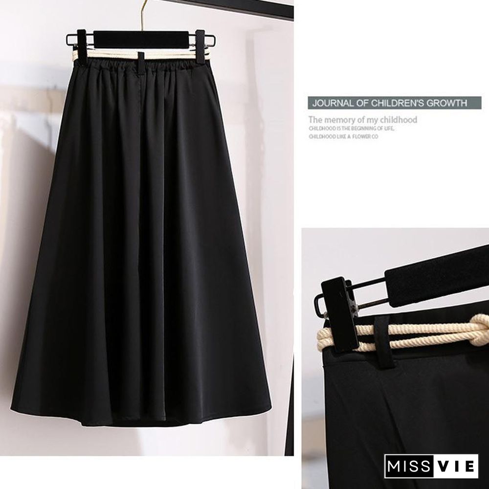 Sweet Floral Chiffon Tee+ Skirt P15761