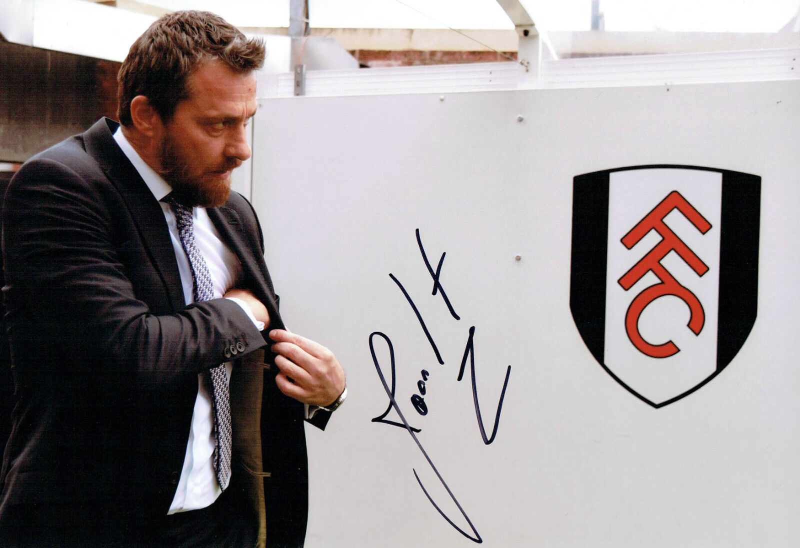 Slavisa JOKANOVIC Signed Autograph Football Fulham Manager Photo Poster painting 3 AFTAL COA