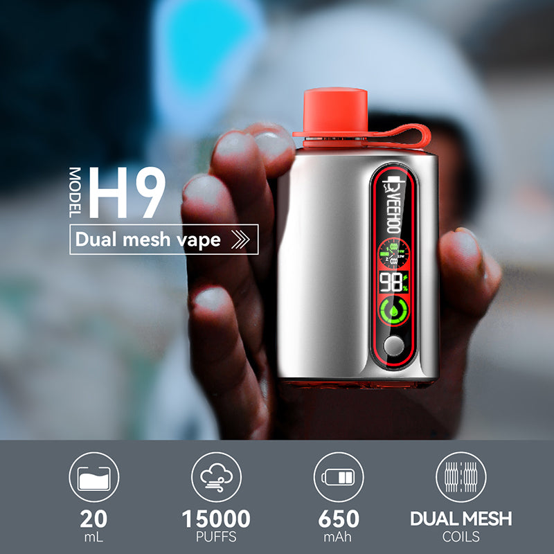 VEEHOO H9 15000 Puffs Disposable Vape Wholesale VEEHOO CTYVape