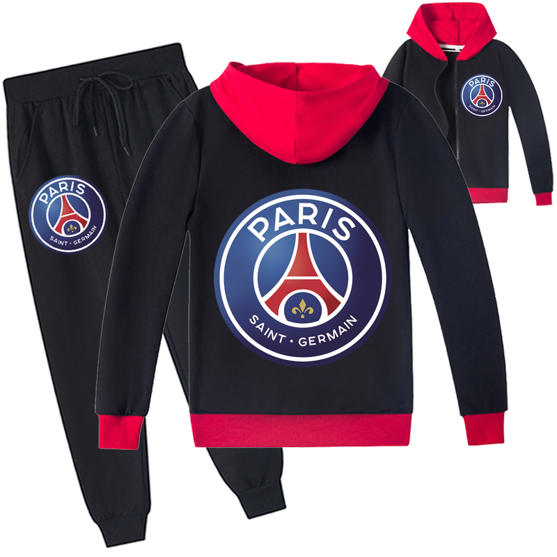 Mayoulove Kids' Cristiano Ronaldo Zip-Up Set - Stylish Sportswear for Boys  Girls, Perfect Gift for Young Fans-Mayoulove