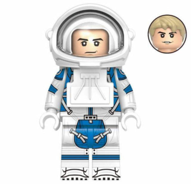 Johnny Storm (Space Suit) Custom Marvel Superhero Minifigure Minifigure Bricks monstertoys